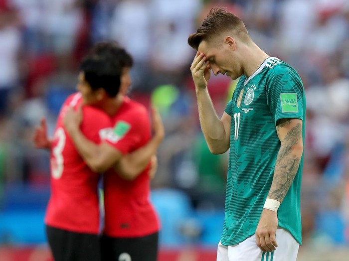 Mimpi buruk timnas Jerman di Piala Dunia 2018 kembali terulang saat melawan Jepang di Piala Dunia 2022. Saat itu Jerman kalah 0-2 dari Korea Selatan.