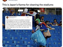 Viral Fans Jepang Bersih-bersih Stadion Usai Jerman Dihajar