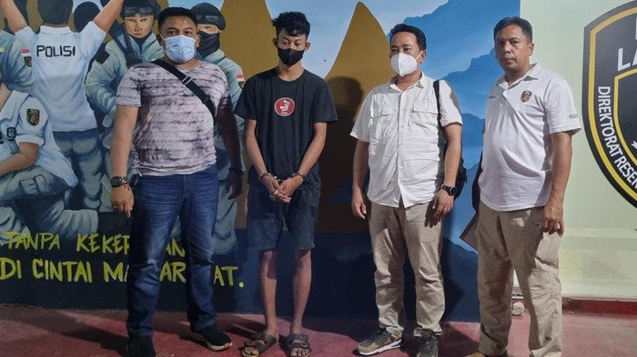 Polda Lampung menangkap tahanan yang kabur saat menjalani isolasi COVID-19.
