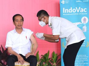 Jokowi Disuntik Vaksin Booster Kedua Pakai IndoVac, Segini Efikasinya