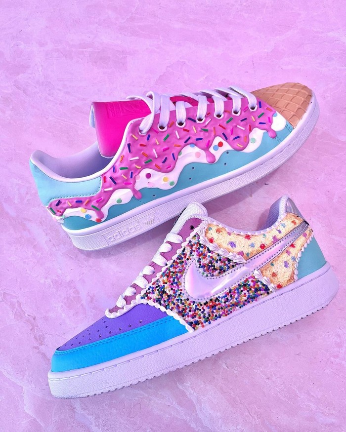 Sepatu Sepatu desain cake