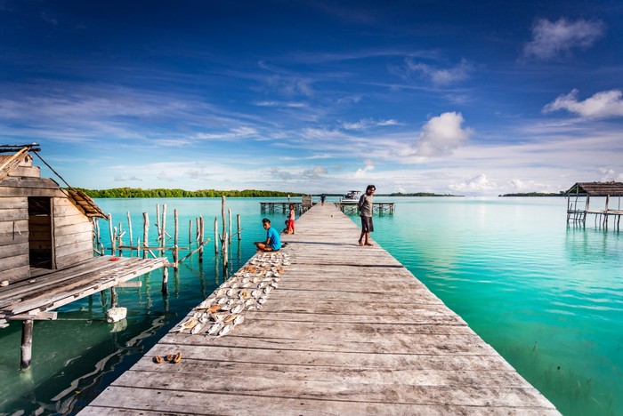 Pulau Widi terletak di Halmahera Selatan, Maluku Utara, Indonesia. Pulau ini dikenal dengan keindahan bawah laut yang cocok yang menjadi surga bagi wisatawan.