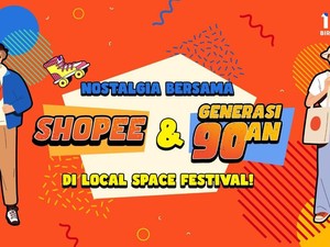 Shopee-Generasi 90an Gelar Local Space Festival, Ada Promo Diskon 90%