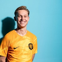 Selanjutnya adalah Frenkie de Jong dari Timnas Belanda. Pemain Barcelona ini menjadi pemain muda termahal di dunia. (Shaun Botterill/Getty Images)