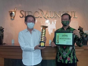 Wih, untuk Ke-5 Kalinya Sido Muncul Raih Penghargaan Industri Hijau