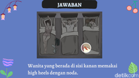 Jangan terkecoh oleh pandangan laki-laki tersebut ya. Foto: Irene Putri Wibowo/detikHealth