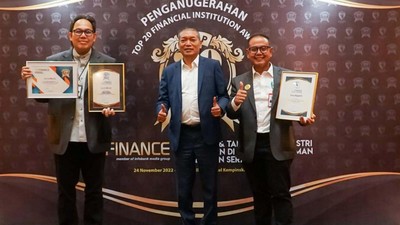 Bank DKI Raih 3 Penghargaan Top 20 Financial Institution Award