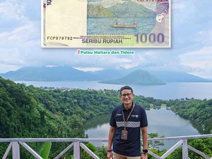 Spot Lanskap Ternate Tidore Ikon Uang Rp 1.000 Milik Warga