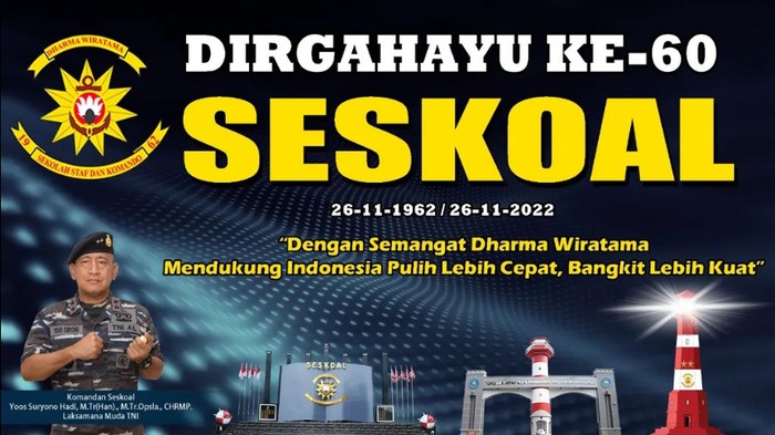 HUT Ke-60 Seskoal: Semangat Dukung Indonesia Pulih Lebih Cepat