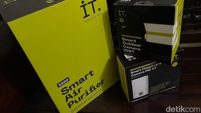 Unboxing 2 Kamera CCTV Tanpa Kabel dan Air Purifier Milik IT yang Canggih