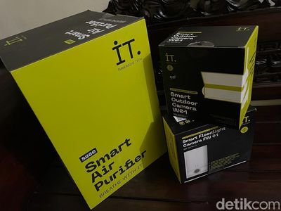 Unboxing 2 Kamera CCTV Tanpa Kabel dan Air Purifier Milik IT yang Canggih