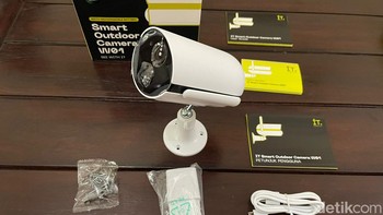 Kamera ini juga bisa mendeteksi suara sampai merekam peristiwa meski dalam kondisi gelap gulita. Foto: Agus Tri Haryanto/detikINET