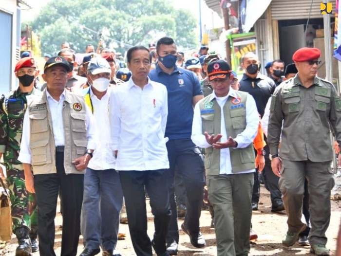 jokowi gempa cianjur pupr