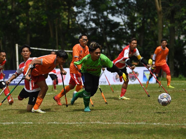 Perdana! Kompetisi Sepakbola Amputasi Indonesia Akhirnya Digelar