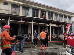 Gedung Dinas Perpustakaan Kulon Progo Terbakar, Kerugian Capai Rp100 Juta