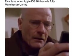 Meme Kocak MU Dibeli Apple, Logo Setan Merah Jadi Kroak