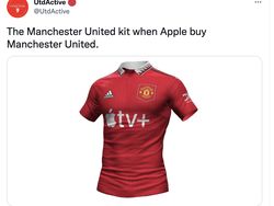 Meme Kocak MU Dibeli Apple, Logo Setan Merah Jadi Kroak