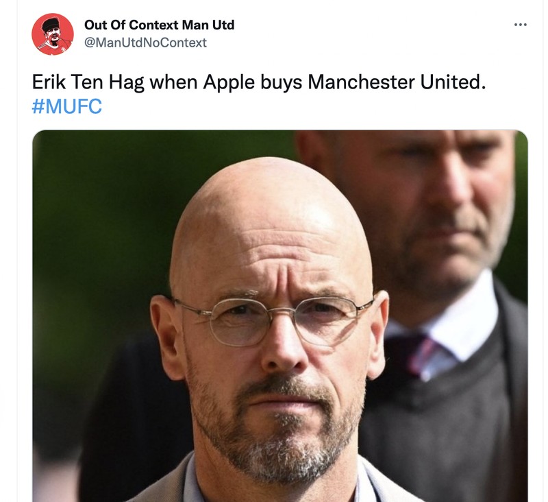 Meme MU dibeli Apple