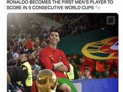 Selebrasi Rekor Ronaldo di Depan Messi