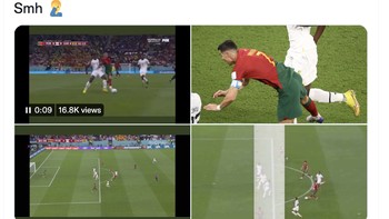 Namun ada juga netizen yang mengkritik bahwa hadiah penalti semalam seharusnya tidak diberikan. Foto: Twitter