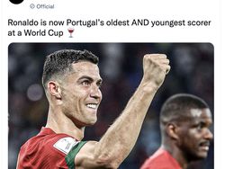 Selebrasi Rekor Ronaldo di Depan Messi