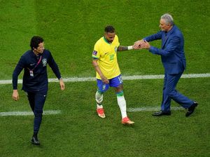 Tite Optimistis Neymar Pulih dan Main Lagi di Piala Dunia 2022!