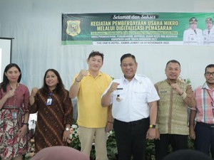 Bupati Dairi Buka Pelatihan Pemberdayaan Usaha Digitalisasi bagi UMKM