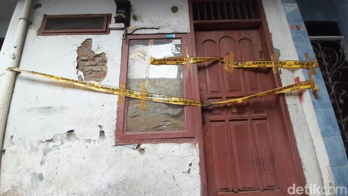 Penampakan Rumah Kakak Adik yang Tewas di Taman Sari, Jakarta Barat, Jumat (25/11/2022).