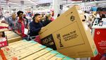 Pesta Belanja Black Friday, Warga Afsel Borong TV Diskon