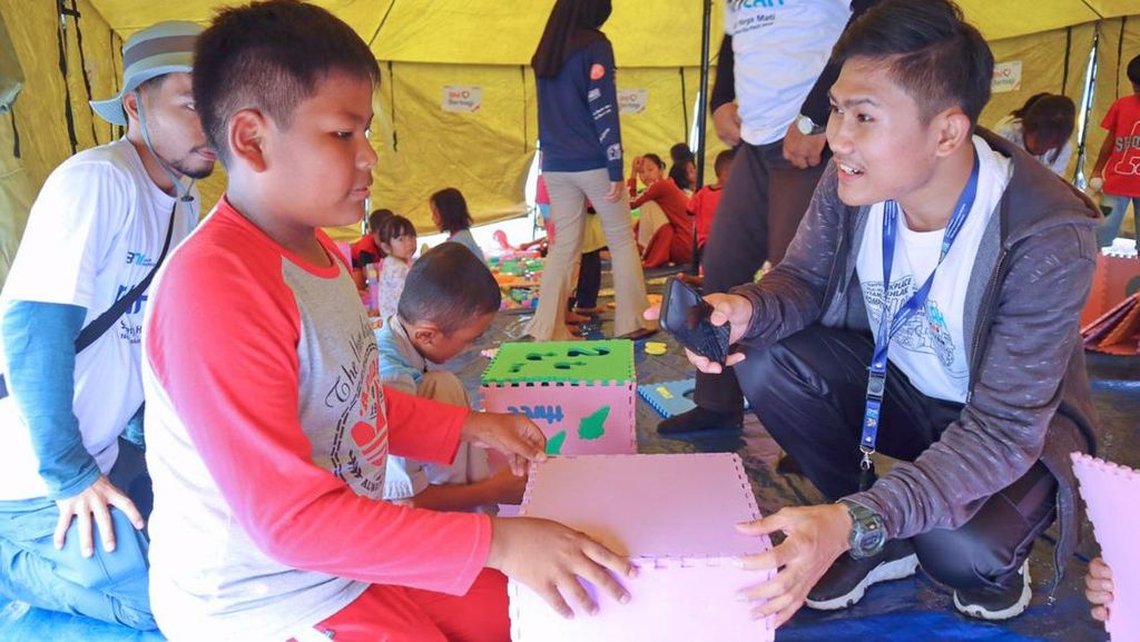 Lewat Trauma Healing, KAI & BUMN Hibur Anak-anak Korban Gempa Cianjur