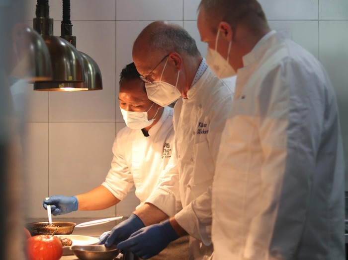 Wine Dinner dengan 3 Chef di The Trans Luxury Hotel Bandung