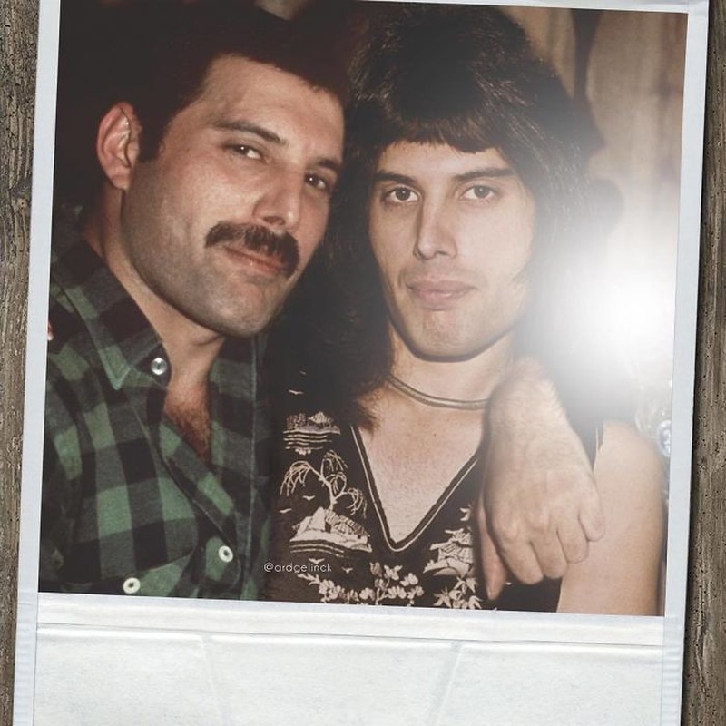 Bagaimana jadinya jika selebriti top dunia, berpose dalam satu frame dengan dirinya di masa muda? Begini lah hasil karya seniman asal Belanda, Ard Gelinck.