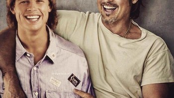 Brad Pitt seakan tak terlihat tua sama sekali. Foto: (Bored Panda)