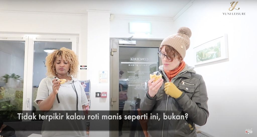 bule cicip roti kampung