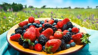 Buah berry memiliki banyak nutrisi, namun kadang kulit berry mengandung pestisida yang dapat meniru estrogen sehingga gairah seseorang menurun. Foto: Iustrasi iStock
