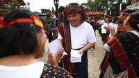 Dalam kesempatan itu, Erick mengaku bangga bisa menjadi bagian dari Suku Batak. 