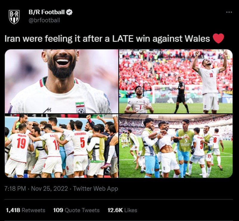Iran mengalahkan Wales 2-0 di laga Grup B Piala Dunia 2022. Beragam reaksi di Twitter pun muncul, termasuk fans Iran yang menanyakan keberadaan Gareth Bale.
