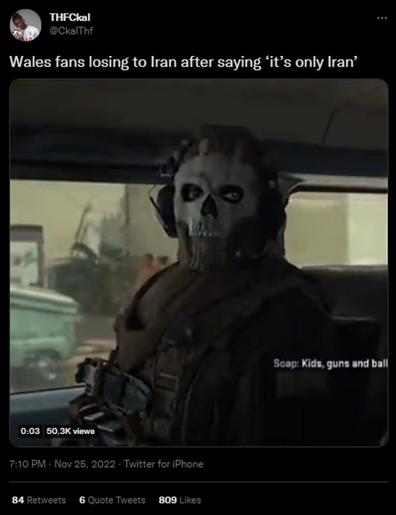 Iran mengalahkan Wales 2-0 di laga Grup B Piala Dunia 2022. Beragam reaksi di Twitter pun muncul, termasuk fans Iran yang menanyakan keberadaan Gareth Bale.