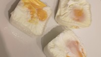 Netizen ini mungkin berniat kreatif dengan membuat telur dalam bentuk lain. Tapi jadinya malah kotak dan tak jelas seperti ini. Ada-ada saja!