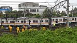 KRL Anjlok di Stasiun Kampung Bandan, Begini Kondisinya