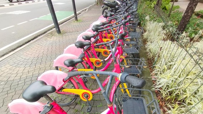 Layanan Sepeda Gowes di Taman Menteng