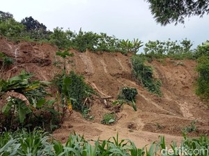 Tebing 15 Meter Dekat dengan Permukiman Warga di Bojonegoro Longsor