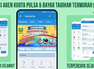 MAXsi Reload, Aplikasi Jualan Pulsa Online Terpercaya Sejak 2014