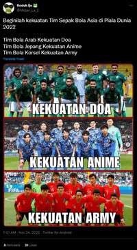 Banyak hal mengejutkan yang terjadi di Piala Dunia 2022. Beberapa seperti kehebatan negara di Asia yang menumbangkan deretan tim Eropa dan Amerika Latin.