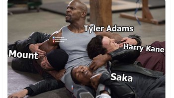 Pemain Amerika Tyler Adams digambarkan mampu menjinakkan para penyerang bintang Inggris. Foto: Twitter