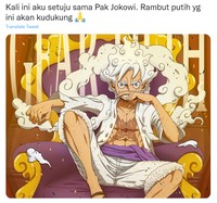 Meme Rambut Putih di Twitter Buatan Netizen