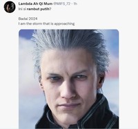 Meme Rambut Putih di Twitter Buatan Netizen