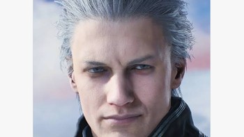 Vergil dari game Devil May Cry, juga berambut putih nih. Foto: (Twitter)