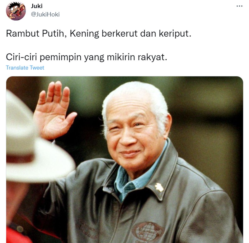 Meme Rambut Putih di Twitter Buatan Netizen