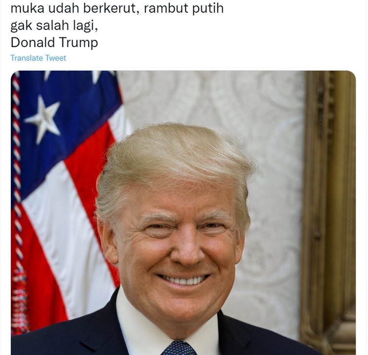 Meme Rambut Putih di Twitter Buatan Netizen